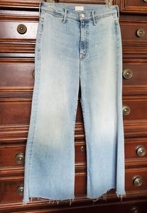 Mother The Swooner RollerCrop Fray Jeans